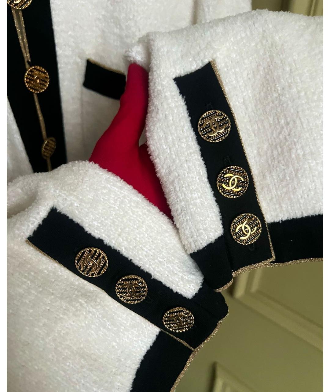 CHANEL Белое повседневное платье, фото 6