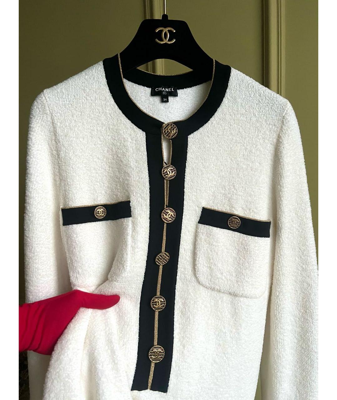 CHANEL Белое повседневное платье, фото 2