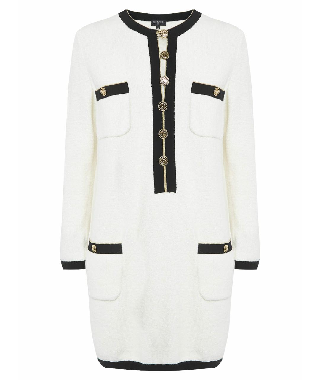 CHANEL Белое повседневное платье, фото 1