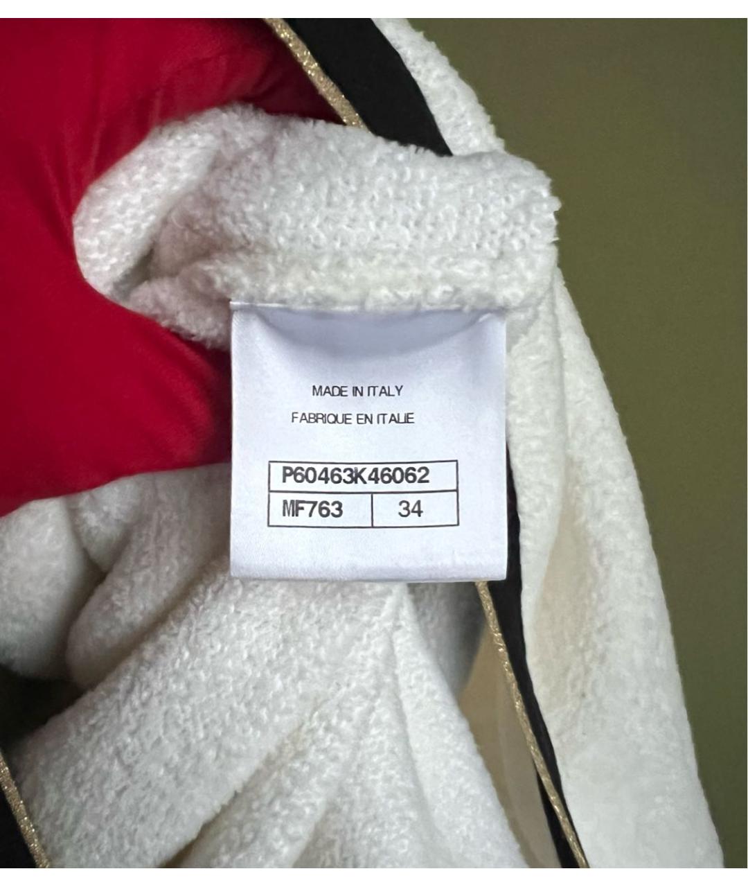 CHANEL Белое повседневное платье, фото 8