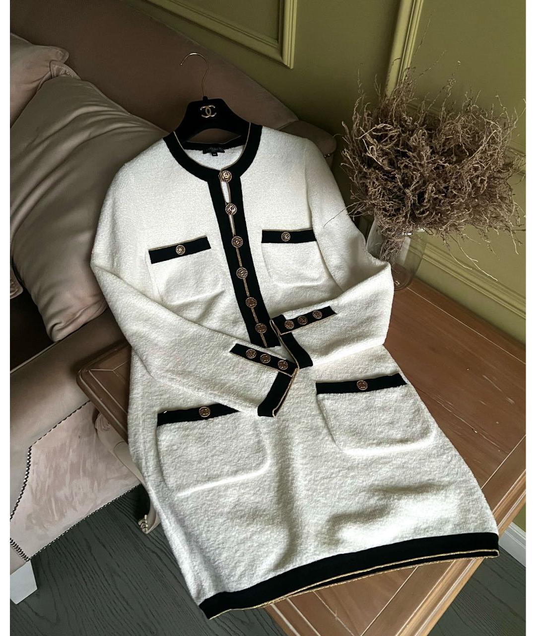 CHANEL Белое повседневное платье, фото 3