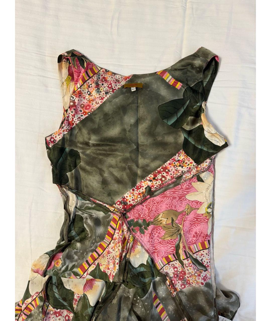 KENZO Мульти шелковый сарафан, фото 3