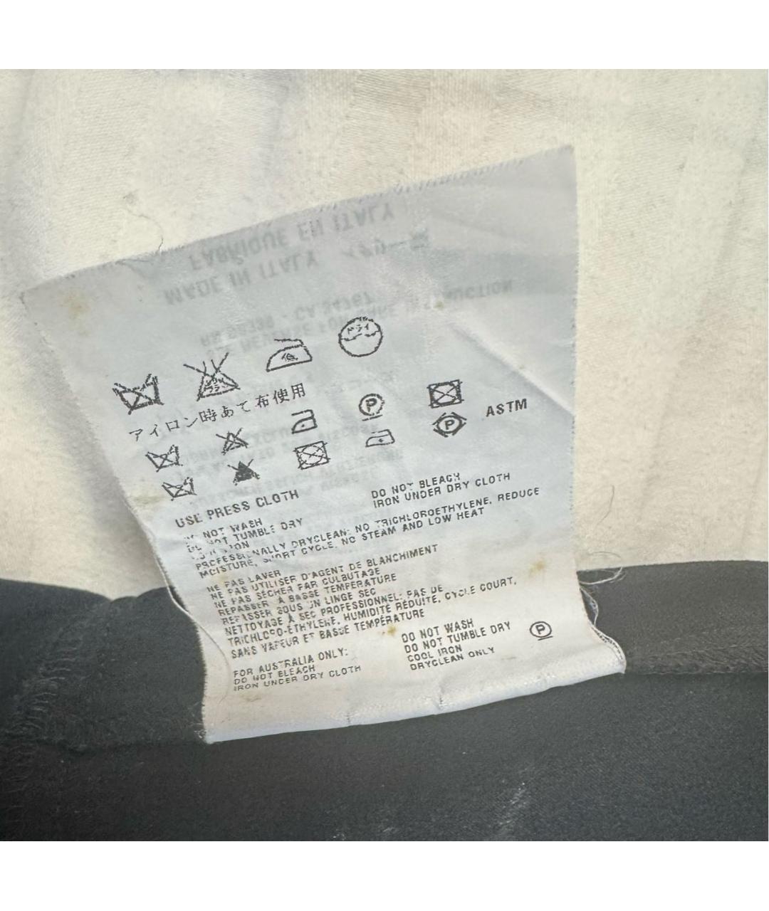 MIU MIU Черное ацетатное повседневное платье, фото 5