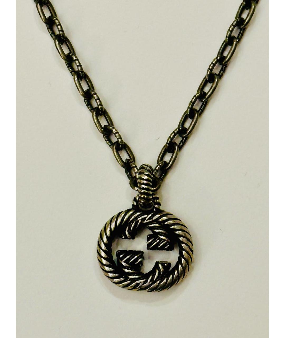 GUCCI Серебряная серебряная цепочка/подвеска, фото 9