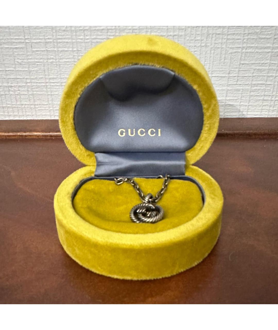 GUCCI Серебряная серебряная цепочка/подвеска, фото 5