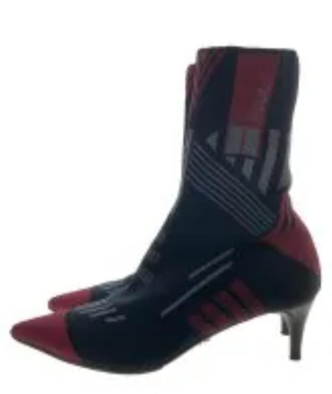 PRADA Мульти текстильные ботильоны, фото 3