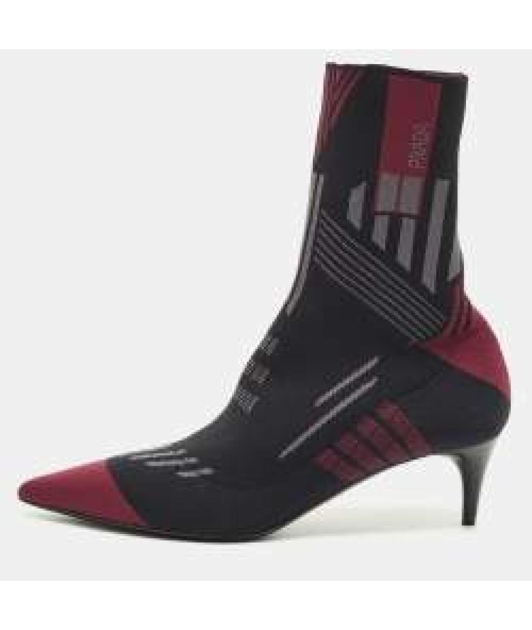 PRADA Мульти текстильные ботильоны, фото 6