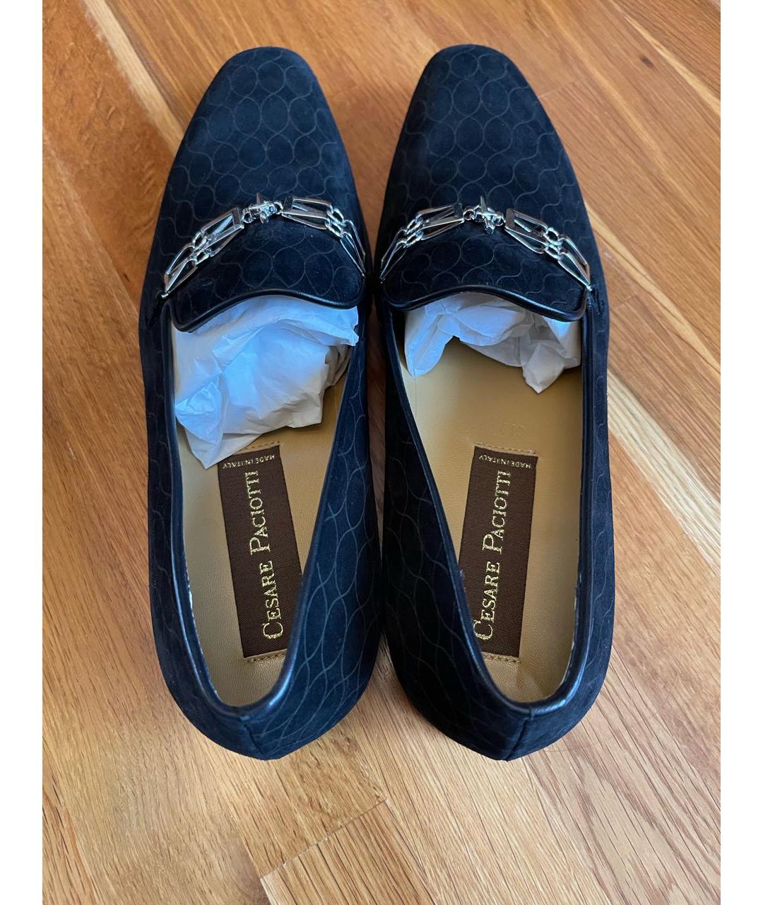 CESARE PACIOTTI Синие замшевые туфли, фото 3