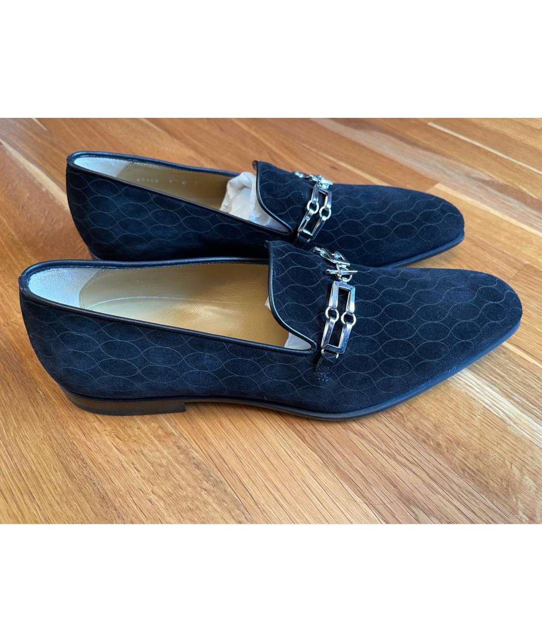 CESARE PACIOTTI Синие замшевые туфли, фото 8