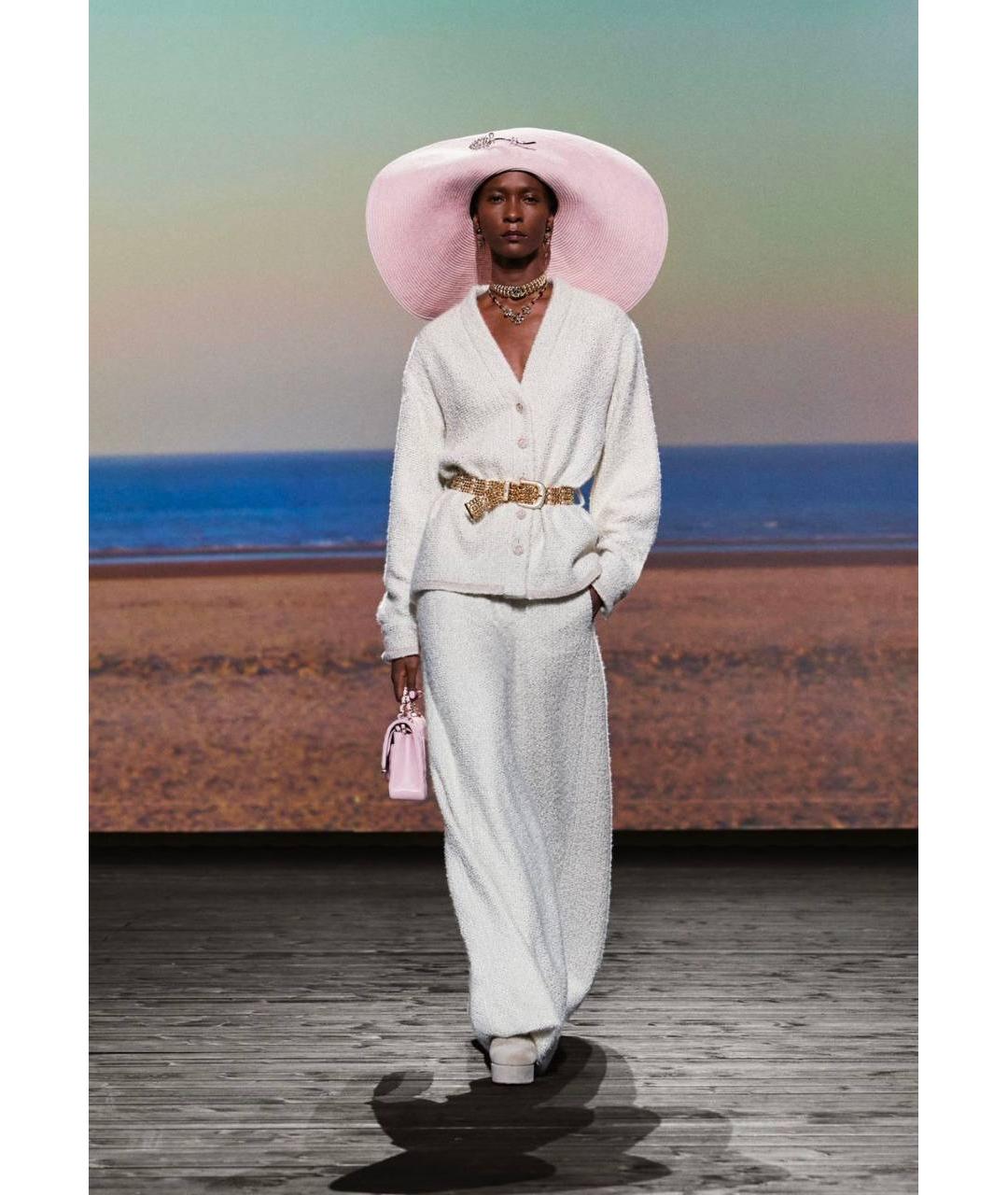 CHANEL Бежевый кашемировый костюм с брюками, фото 8