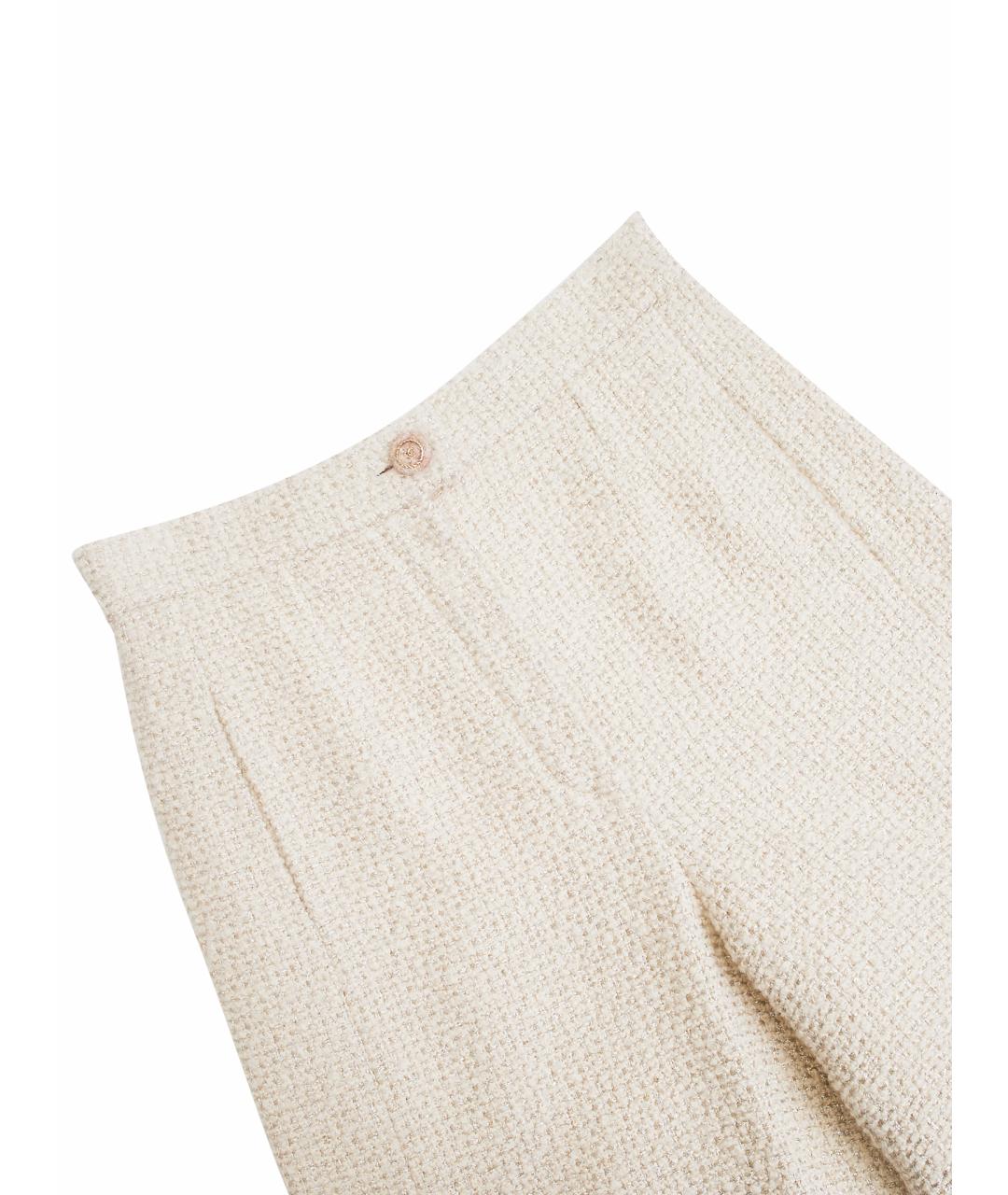CHANEL Бежевый кашемировый костюм с брюками, фото 7