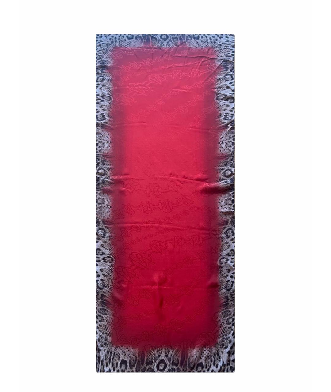 ROBERTO CAVALLI Мульти шелковый платок, фото 1