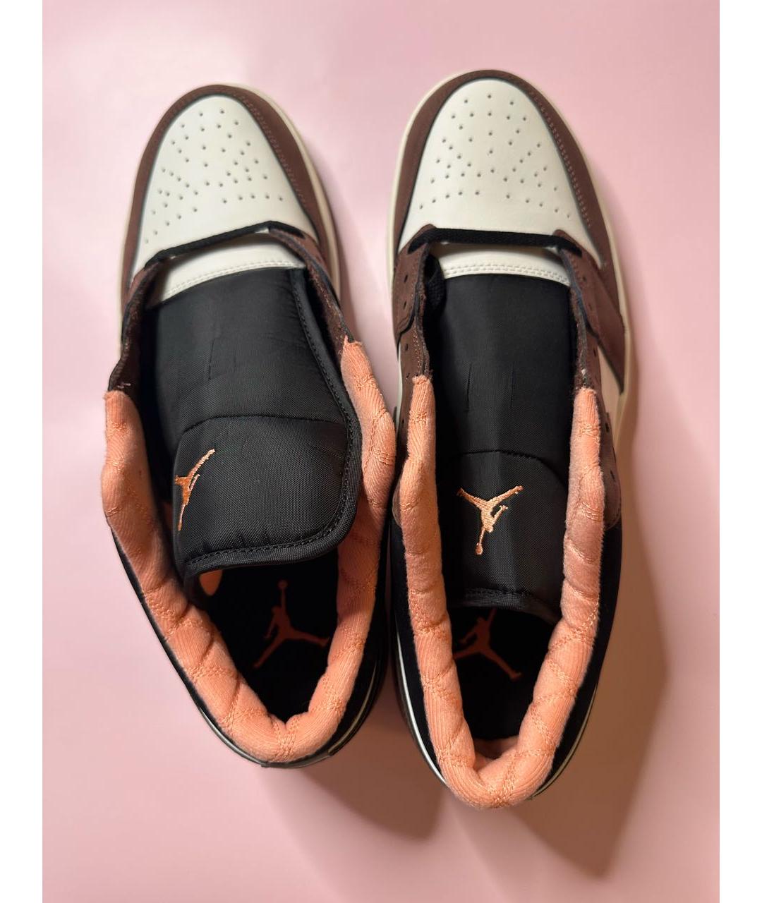 JORDAN Коричневые замшевые кроссовки, фото 5
