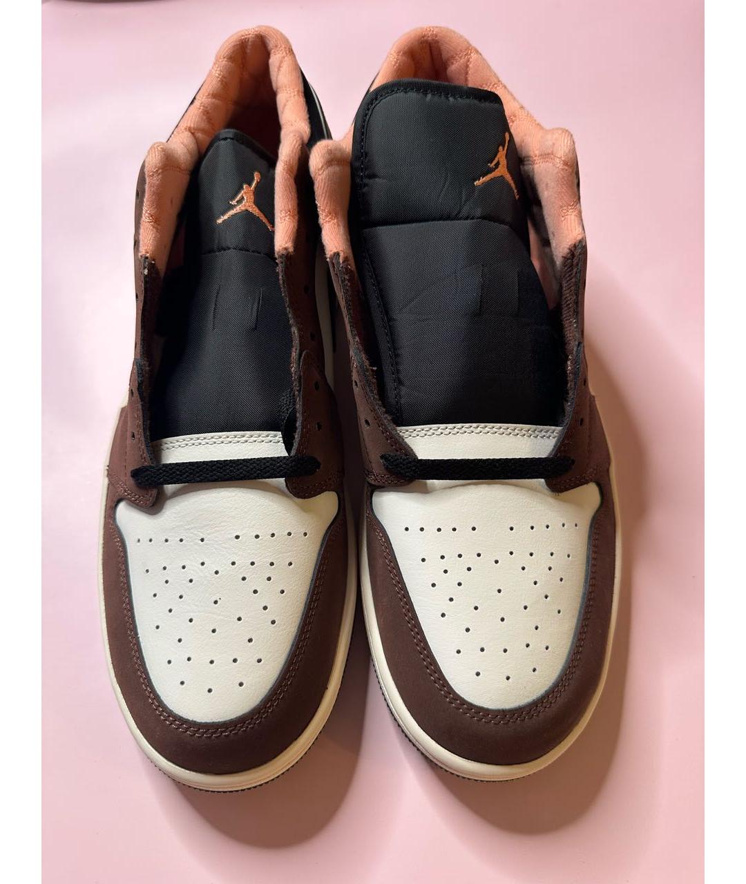 JORDAN Коричневые замшевые кроссовки, фото 6