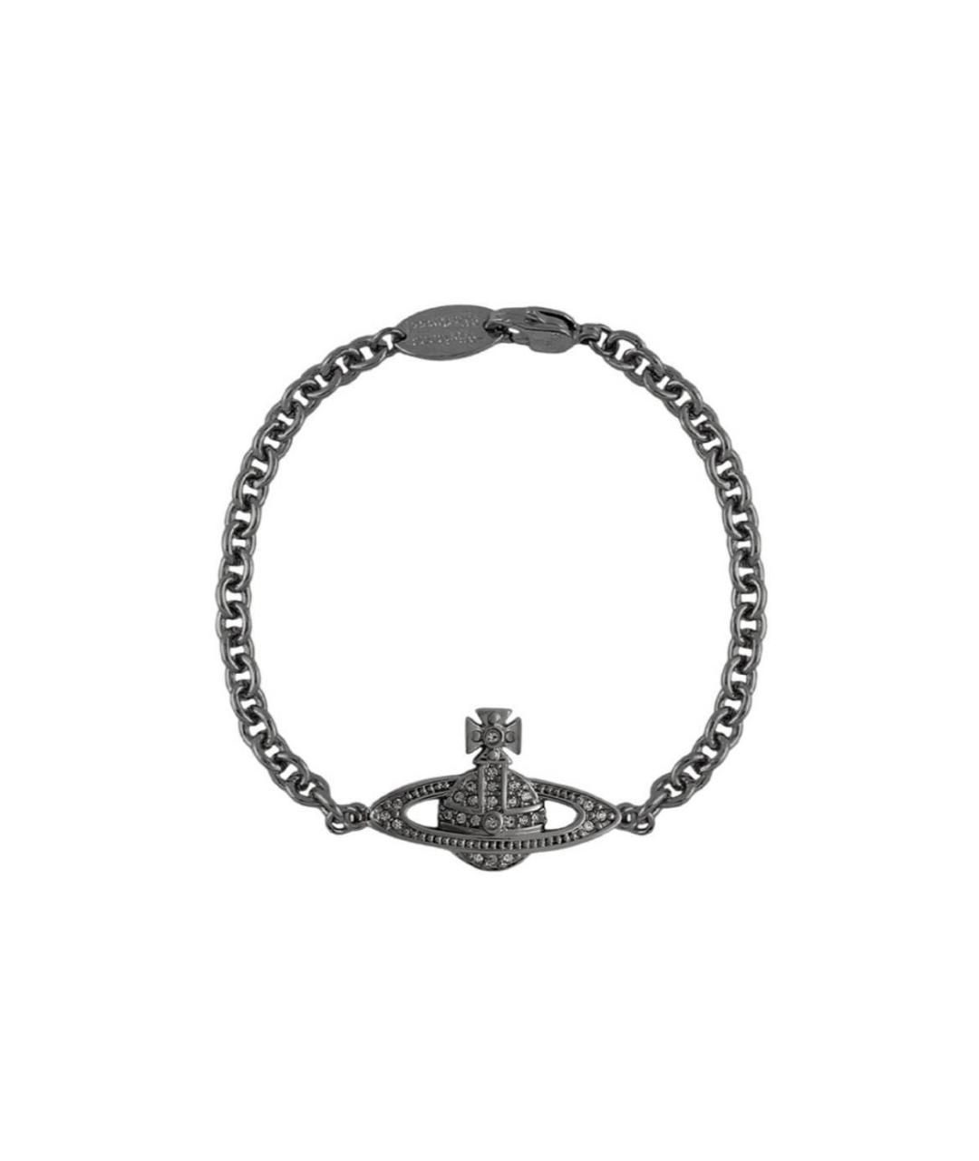 VIVIENNE WESTWOOD Серый латунный браслет, фото 1