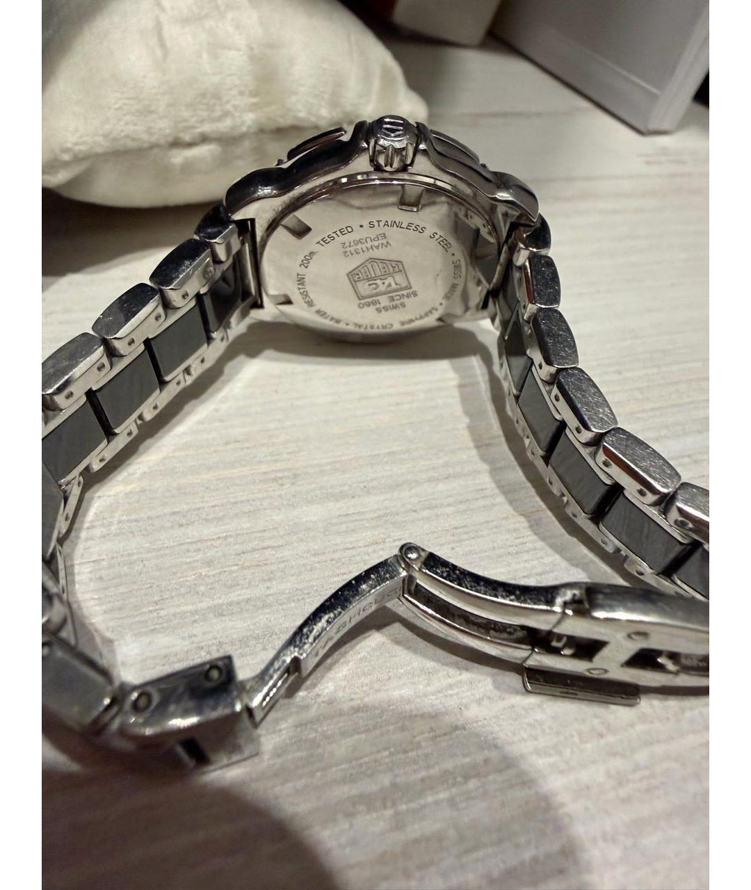 TAG HEUER Черные керамические часы, фото 2