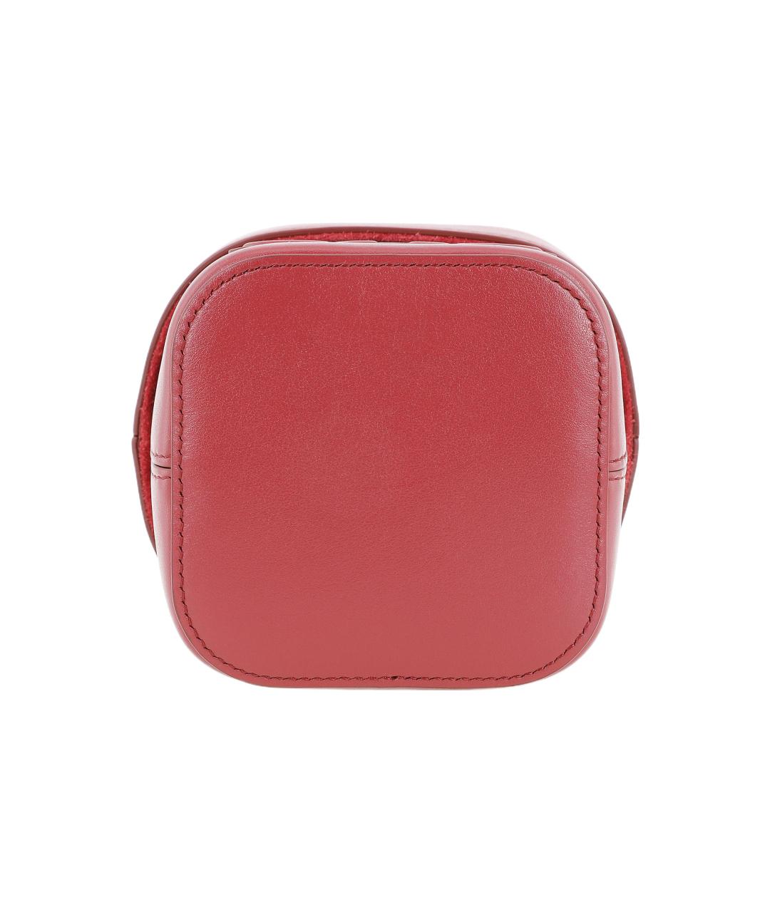 CELINE Красная кожаная сумка через плечо, фото 5