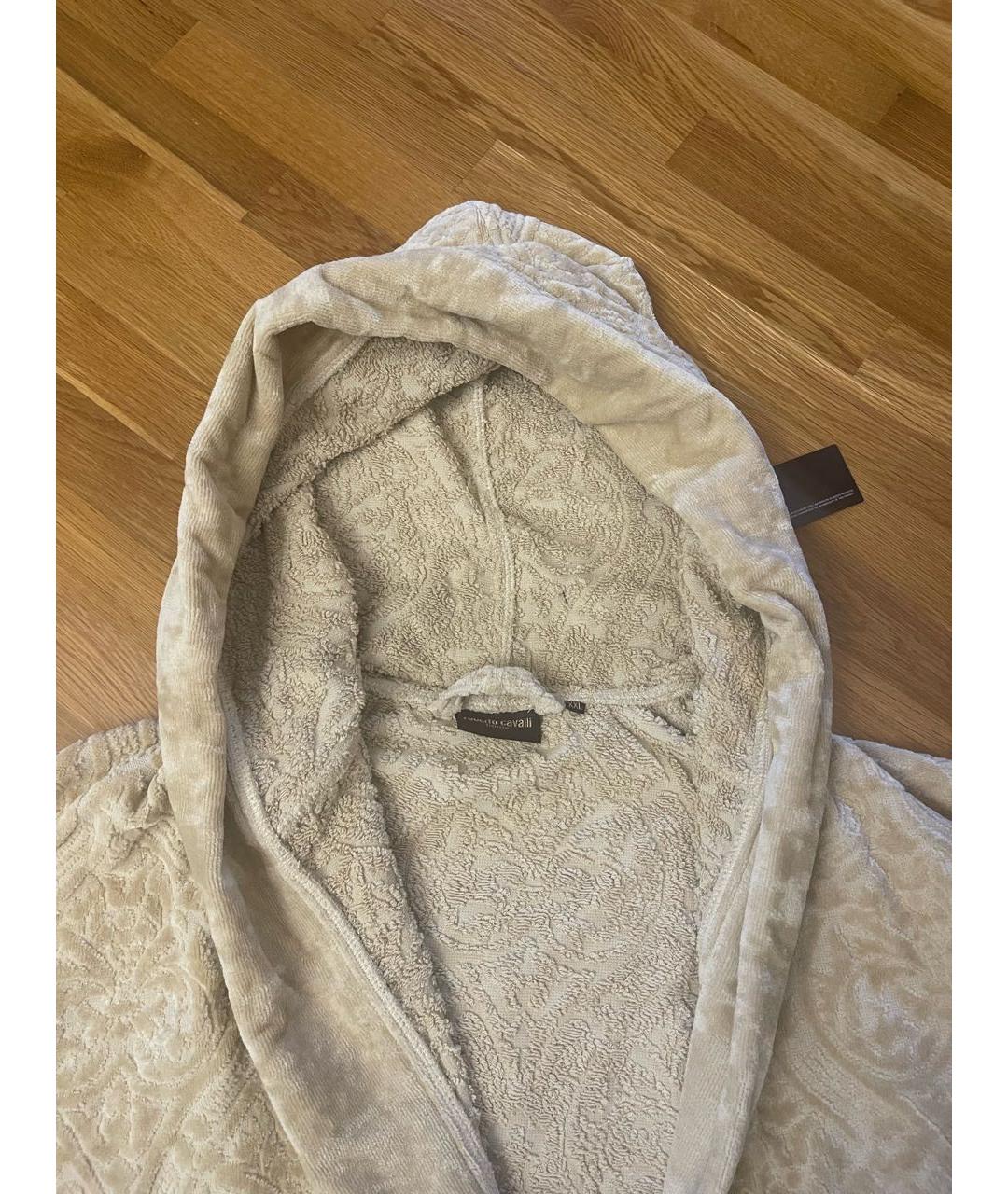 ROBERTO CAVALLI Бежевый халат, фото 5