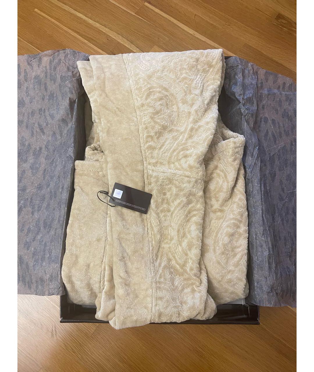 ROBERTO CAVALLI Бежевый халат, фото 2