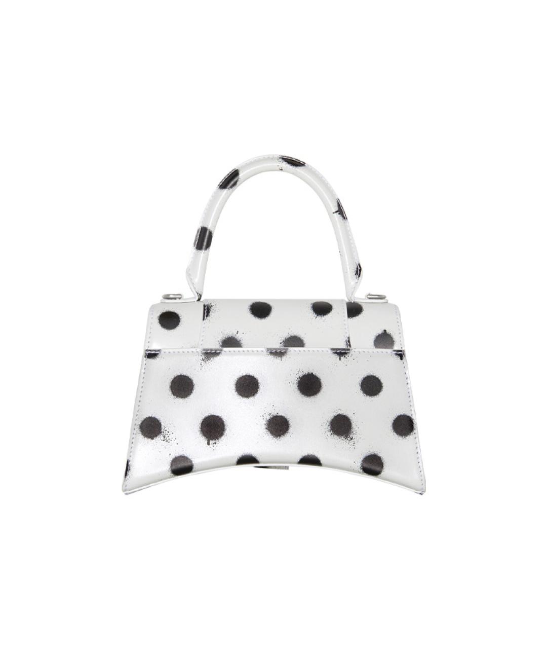 BALENCIAGA Белая кожаная сумка через плечо, фото 2