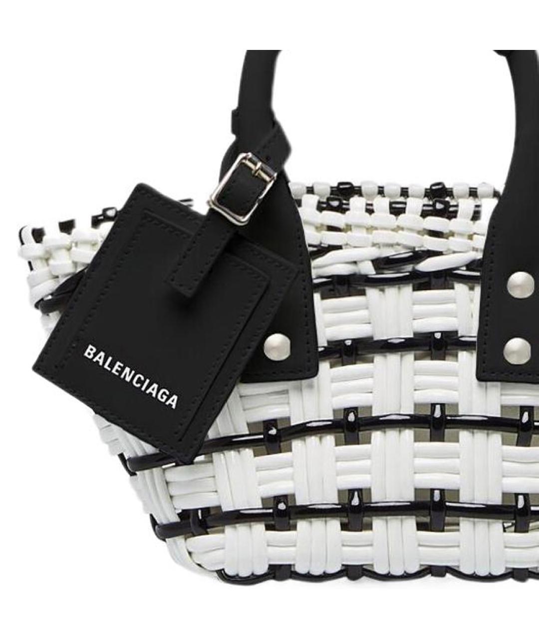 BALENCIAGA Белая сумка через плечо, фото 6