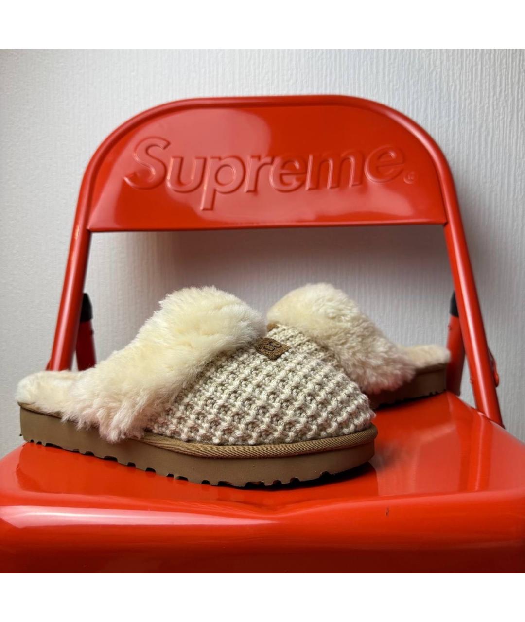 UGG AUSTRALIA Бежевые мюли, фото 2