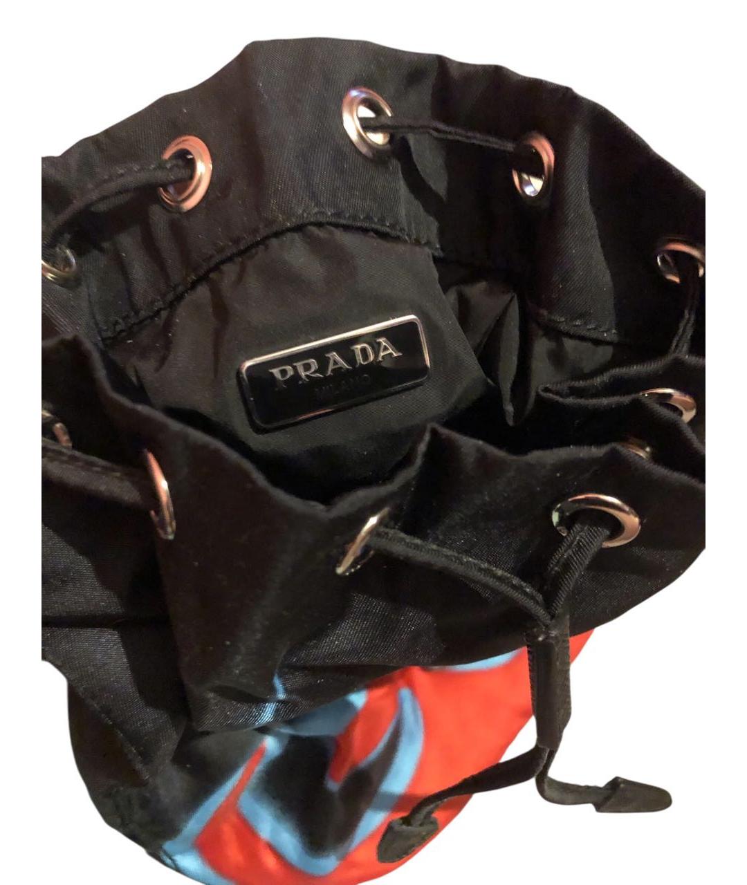 PRADA Мульти тканевая сумка с короткими ручками, фото 3