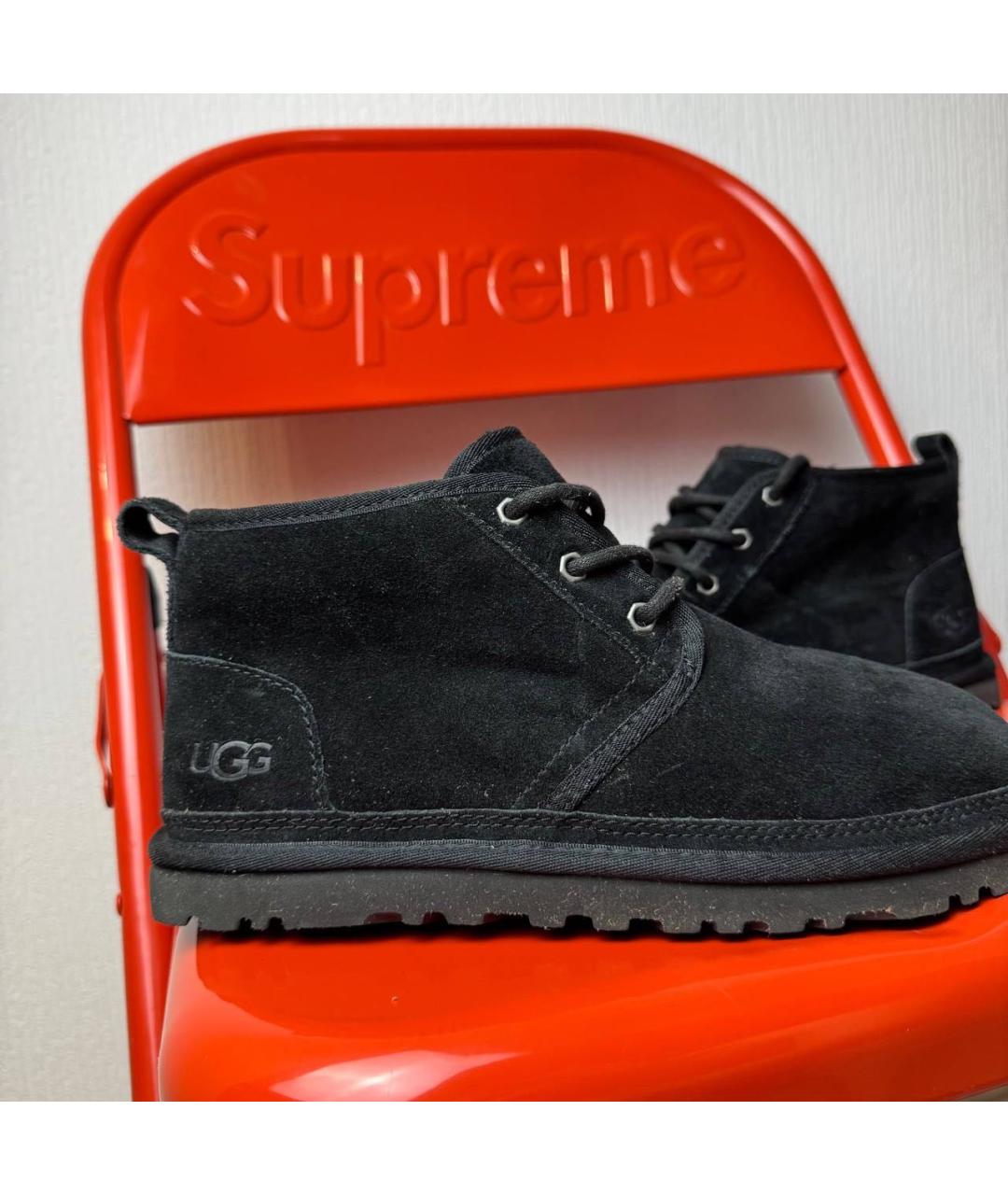 UGG AUSTRALIA Черные низкие ботинки, фото 6