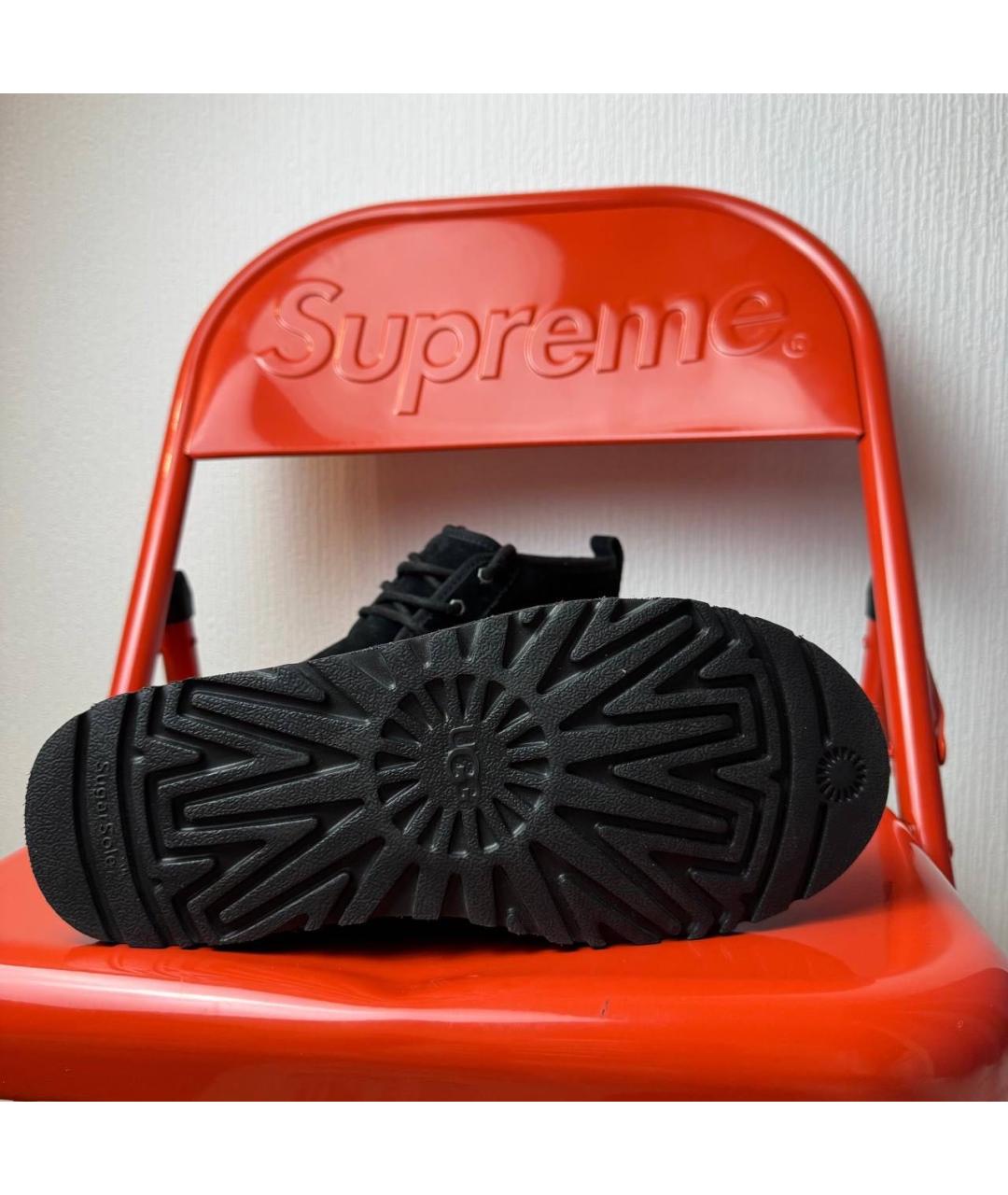 UGG AUSTRALIA Черные низкие ботинки, фото 5