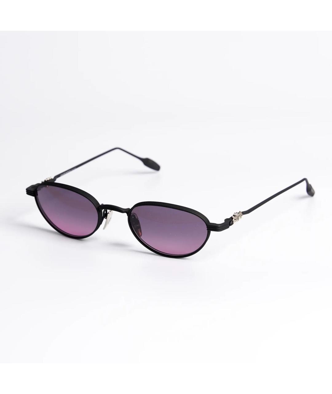 CHROME HEARTS Черные пластиковые солнцезащитные очки, фото 8