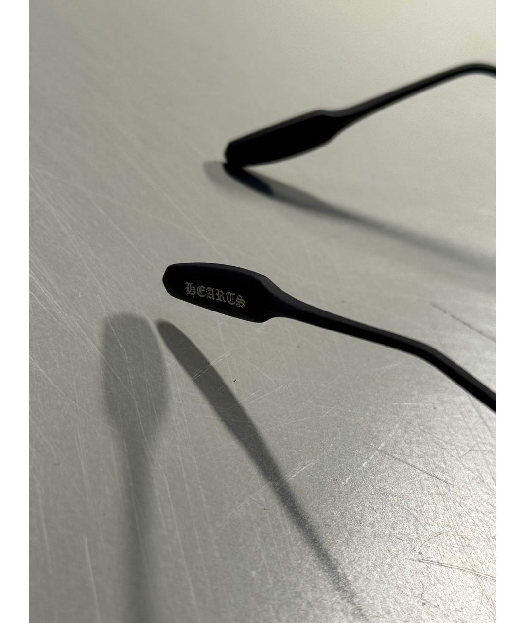 CHROME HEARTS Черные пластиковые солнцезащитные очки, фото 6