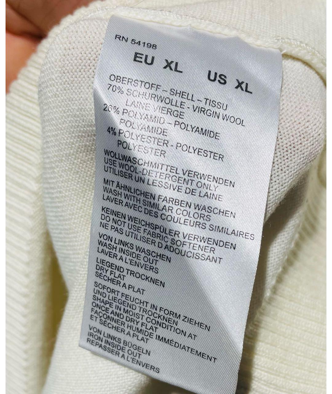 BOGNER Бежевая шерстяная водолазка, фото 6