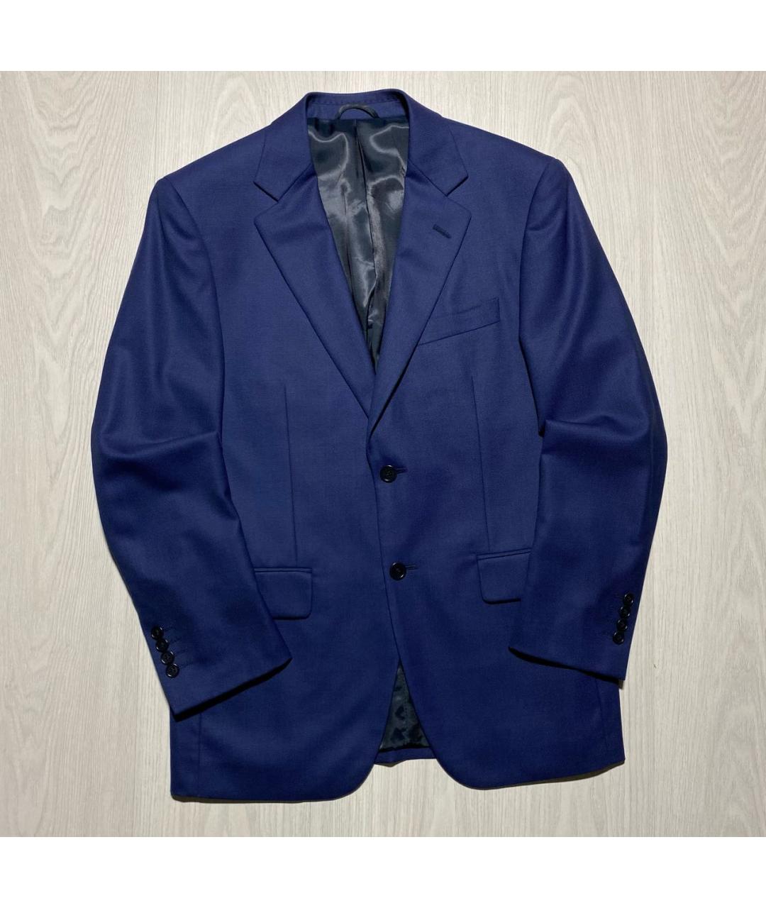 BALMAIN Синий шерстяной пиджак, фото 9