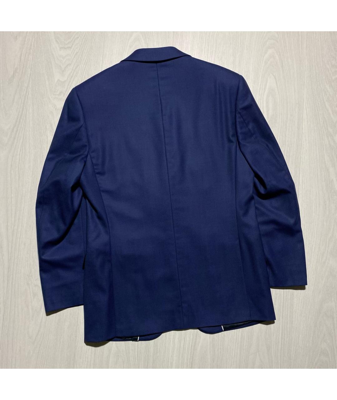 BALMAIN Синий шерстяной пиджак, фото 6