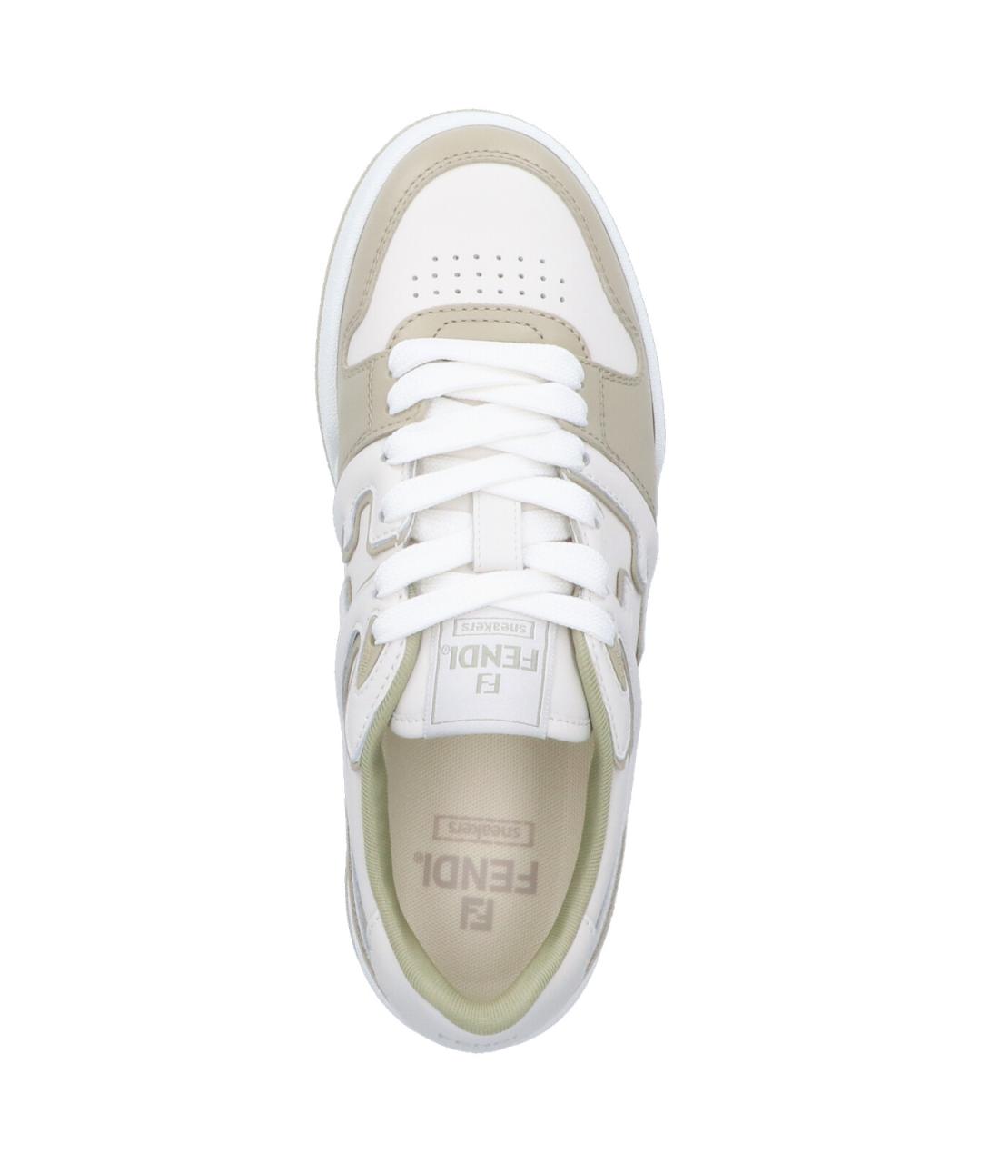 FENDI Мульти кожаные низкие кроссовки / кеды, фото 5