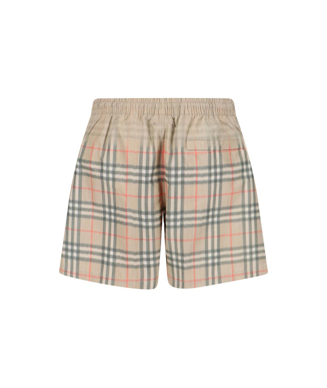 BURBERRY Бежевые полиэстеровые плавки, фото 2