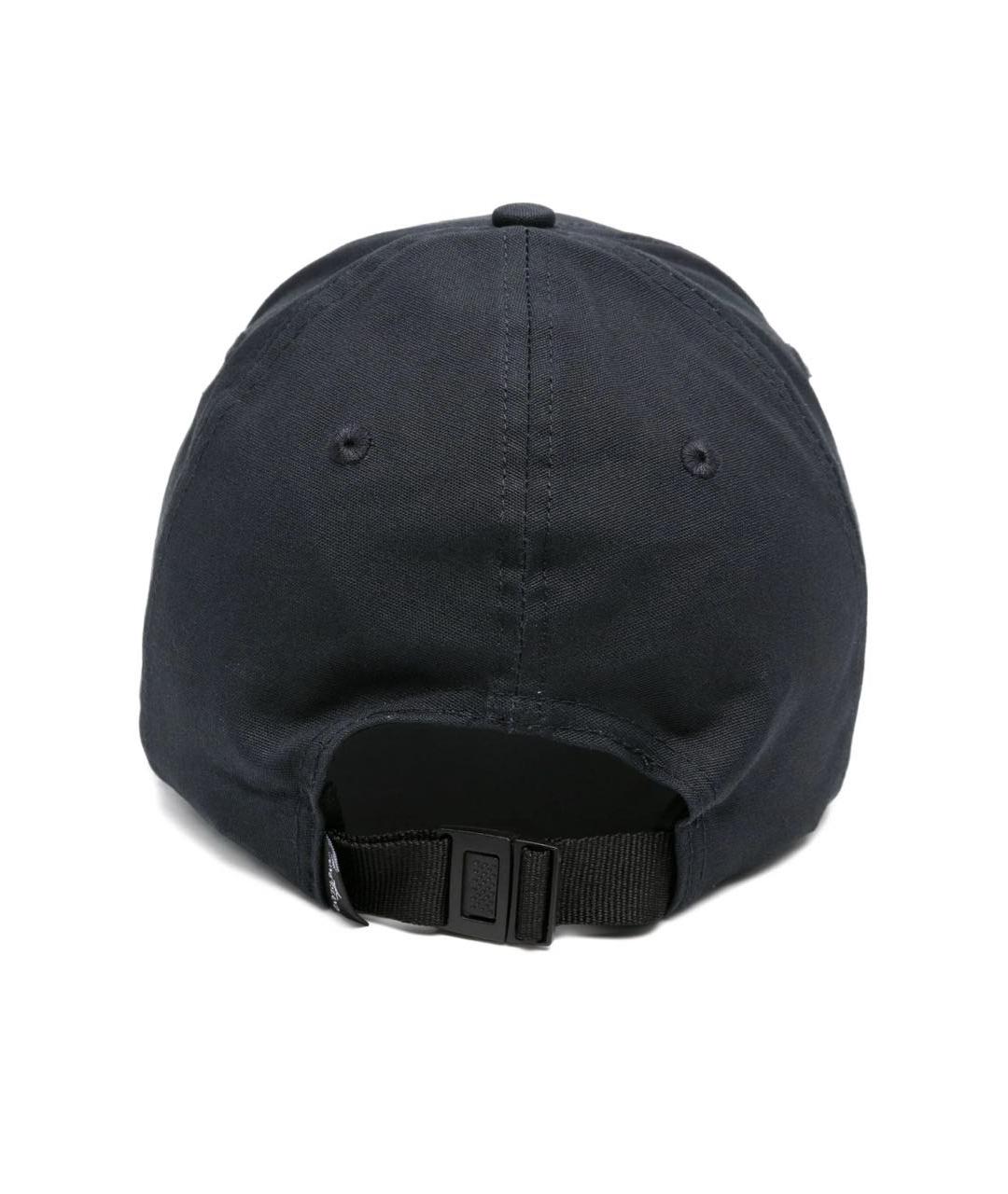 STONE ISLAND Темно-синяя хлопковая кепка/бейсболка, фото 2