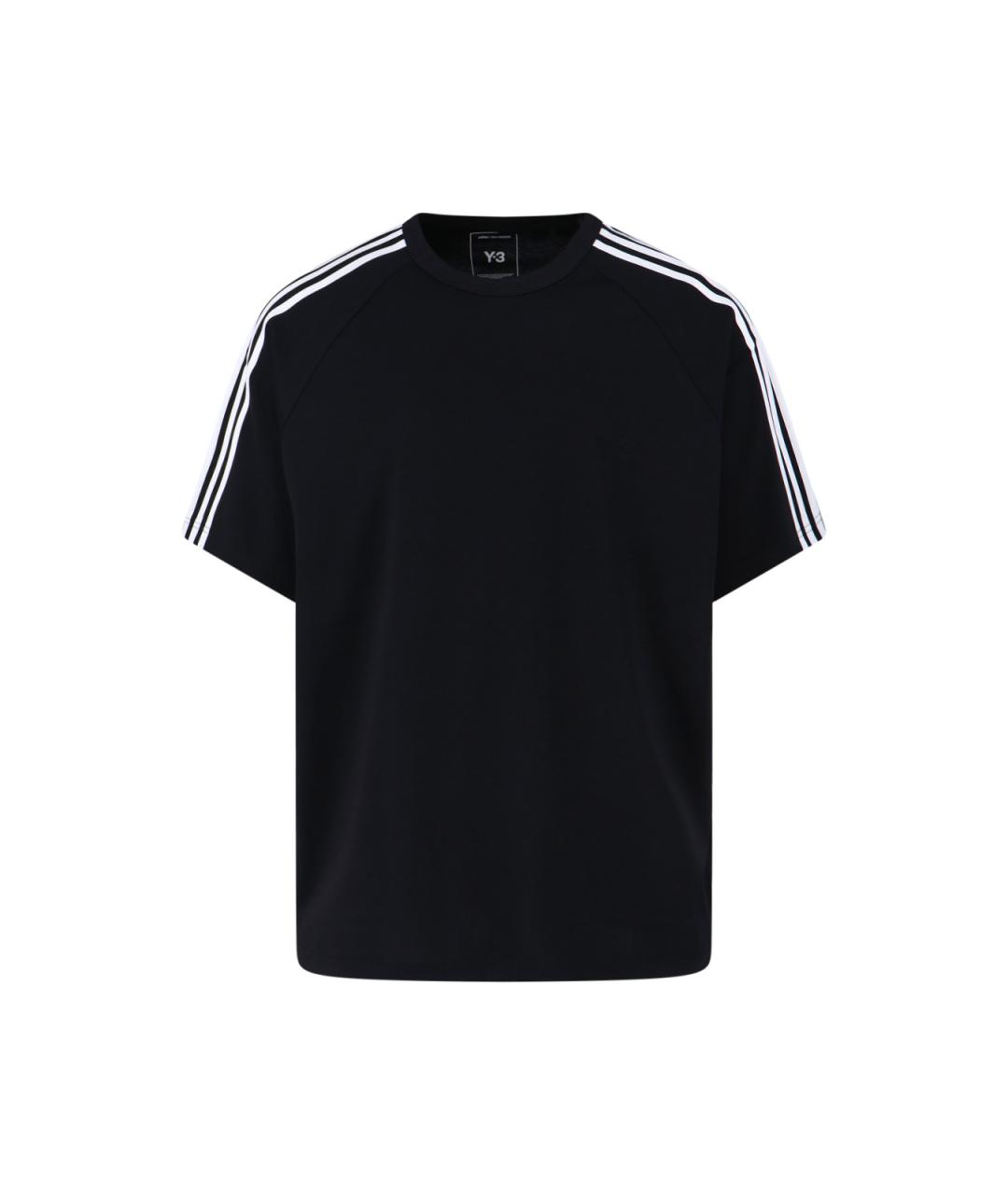 Y-3 Черная полиамидовая футболка, фото 1