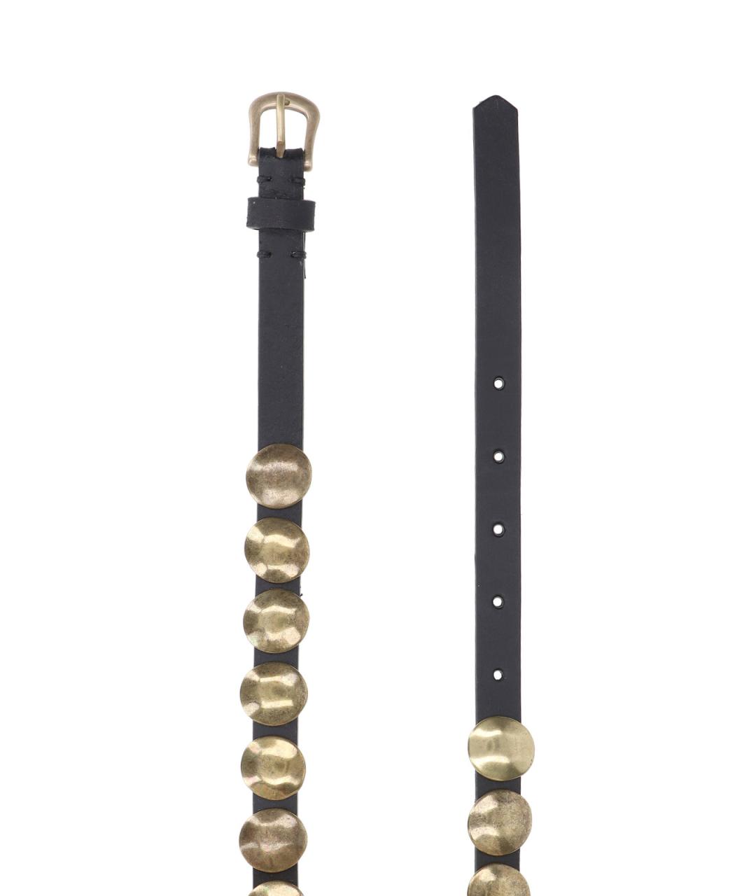 GOLDEN GOOSE DELUXE BRAND Черный кожаный ремень, фото 2