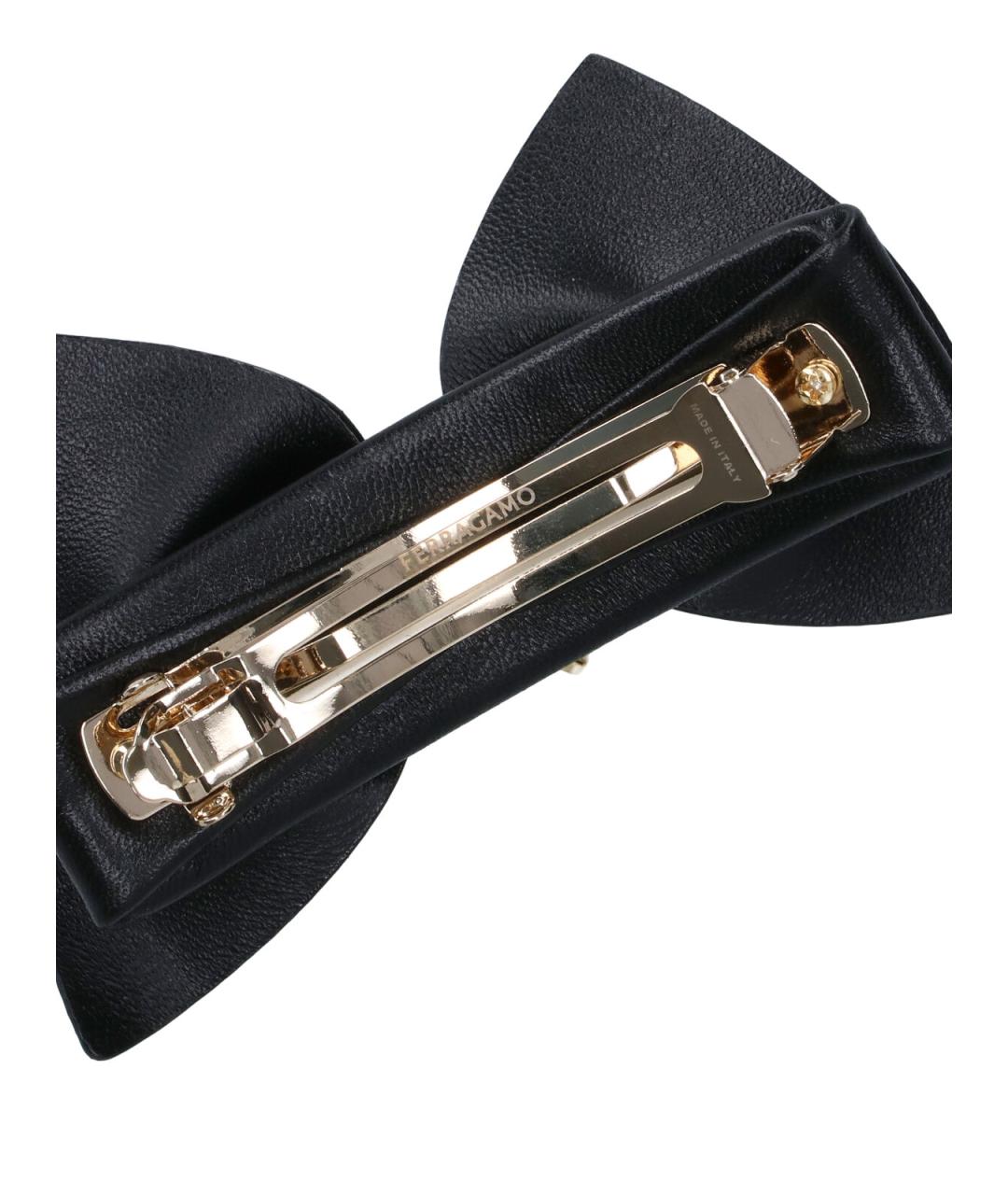 FERRAGAMO Черная заколка, фото 3