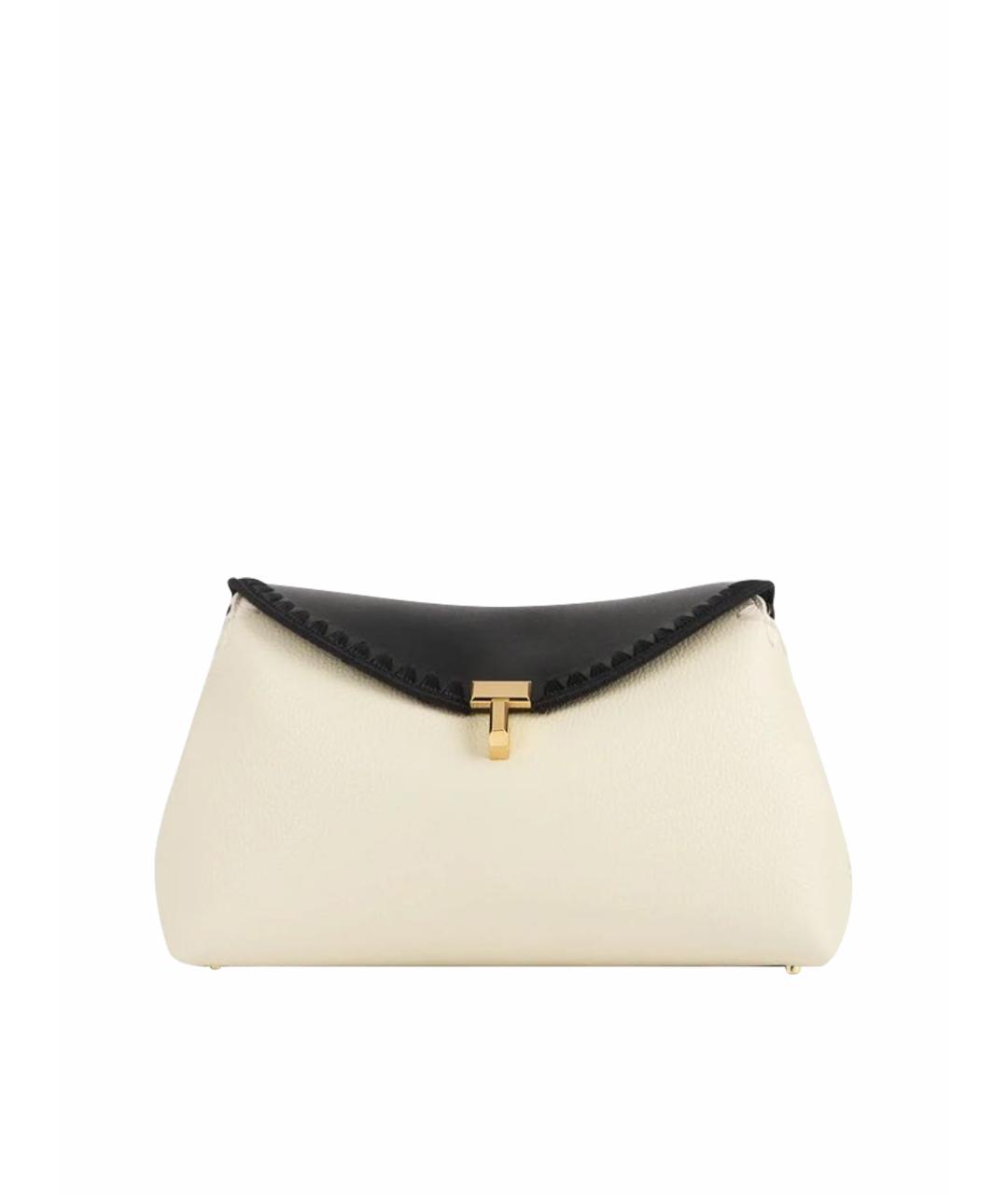 TOTEME Бежевая кожаная сумка через плечо, фото 1