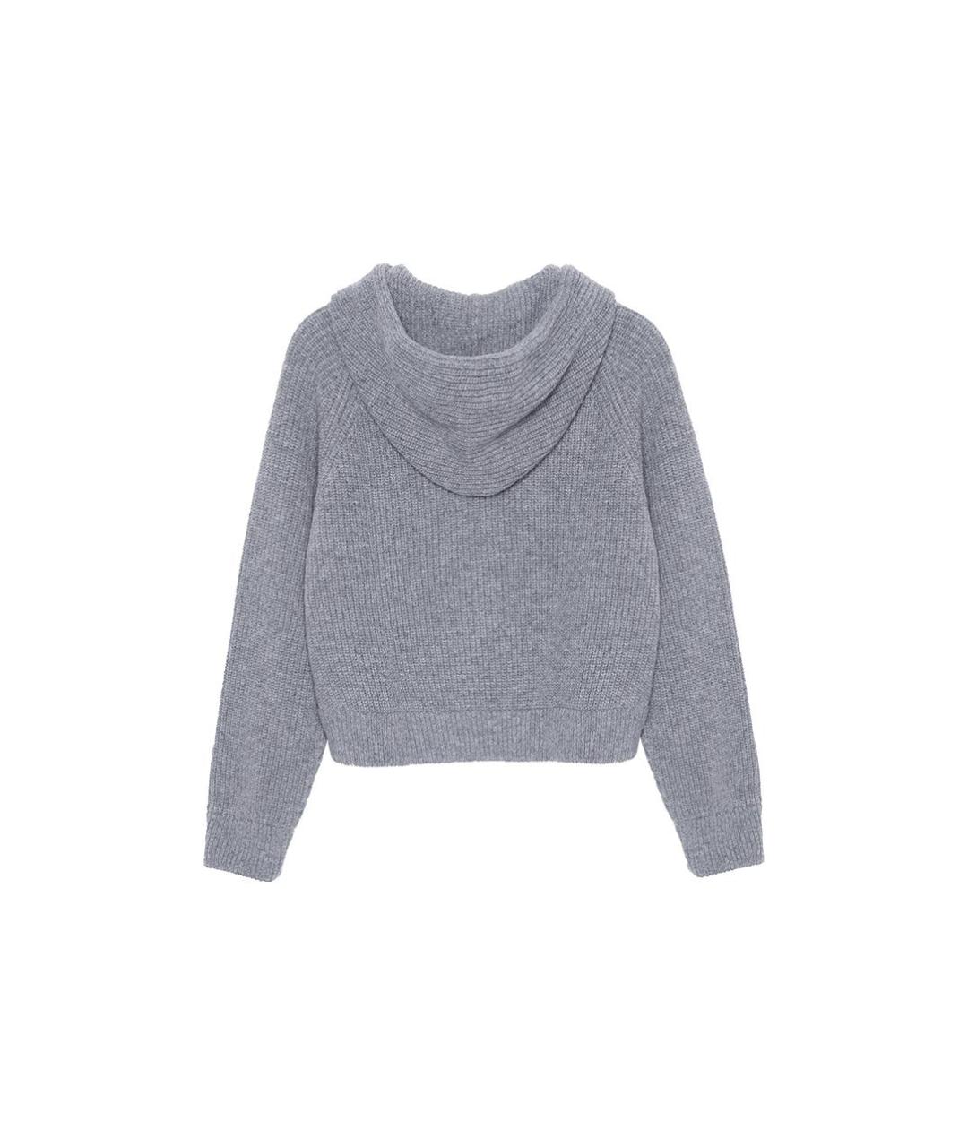 CELINE Серый шерстяной джемпер / свитер, фото 2