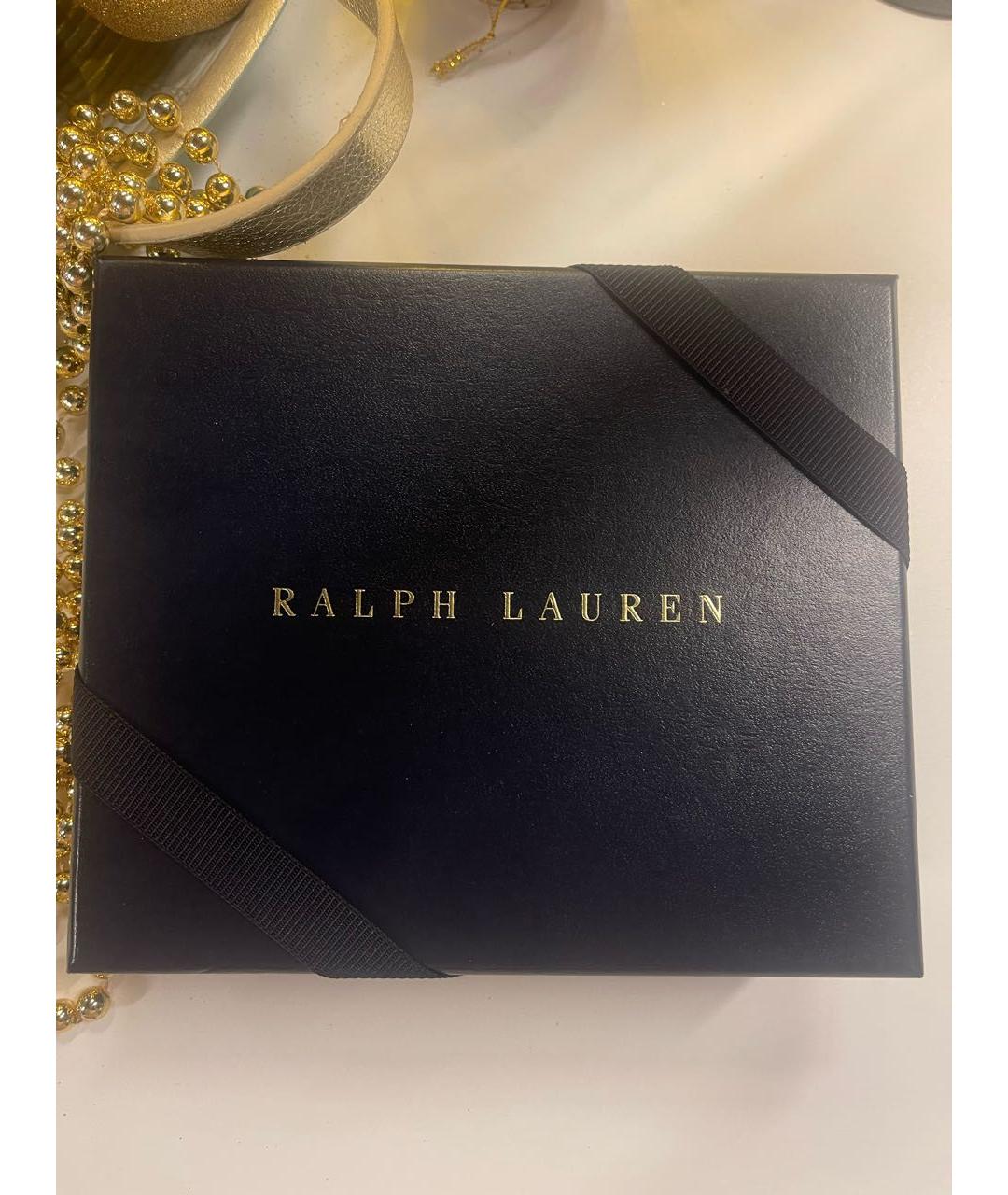 RALPH LAUREN Черный кожаный ремень, фото 5