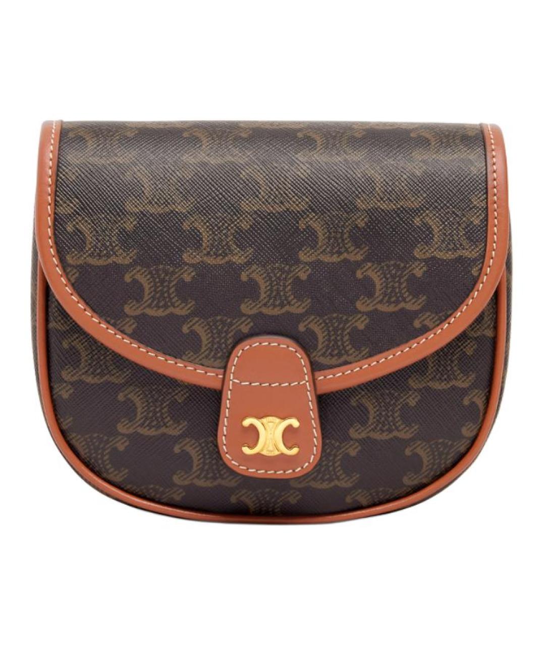 CELINE Коричневая сумка через плечо, фото 1