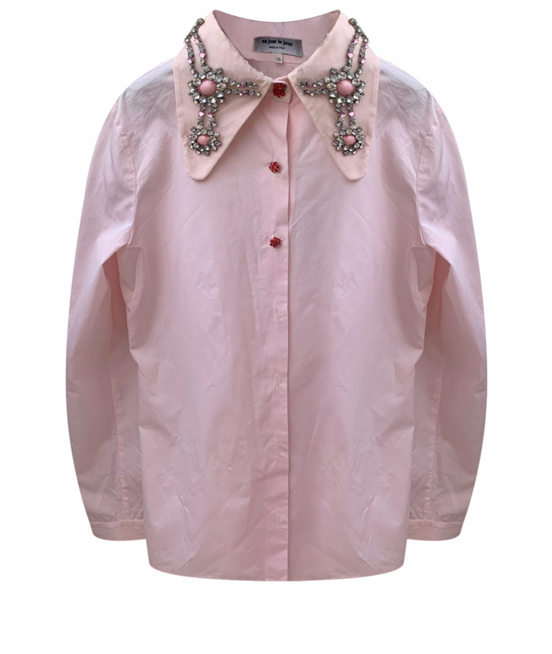 AU JOUR LE JOUR Розовая хлопковая рубашка, фото 1