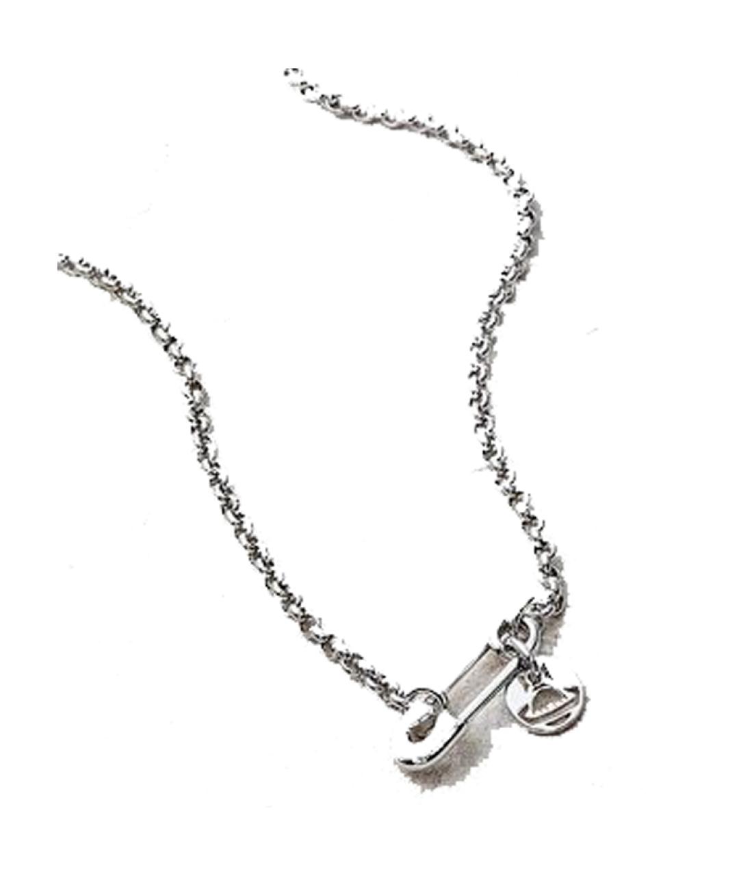 VIVIENNE WESTWOOD Серебряная латунная цепочка/подвеска, фото 4