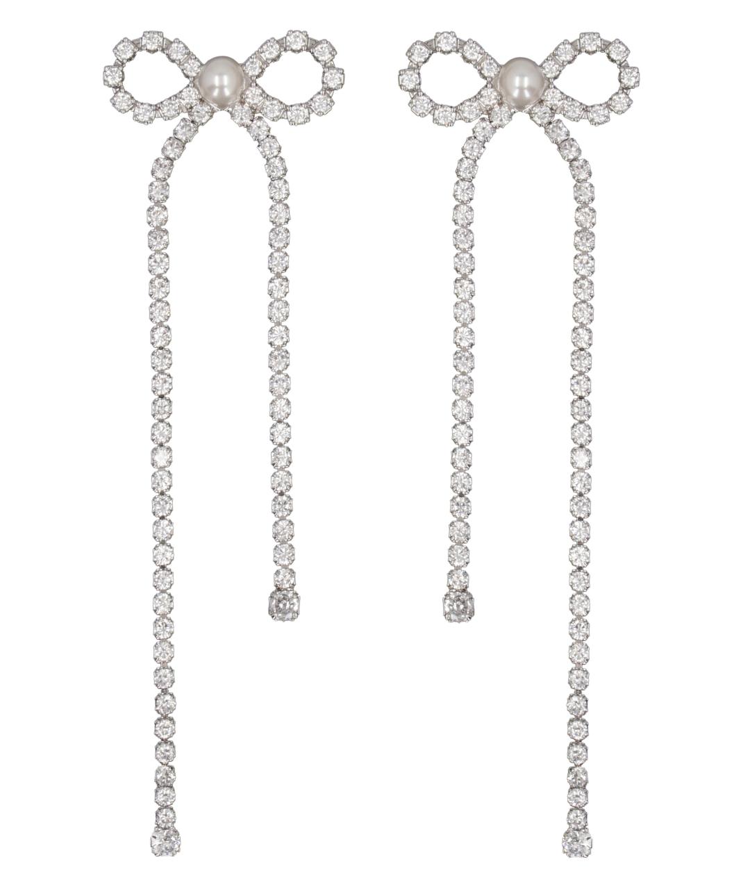 SELF-PORTRAIT Серебряные металлические серьги, фото 1