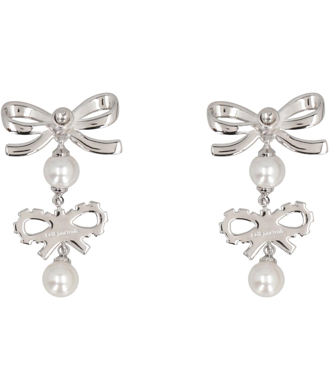 SELF-PORTRAIT Серебряные металлические серьги, фото 3