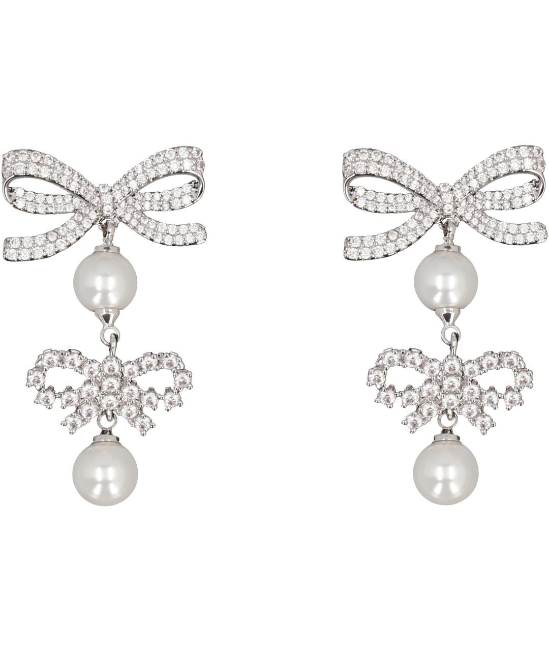 SELF-PORTRAIT Серебряные металлические серьги, фото 2