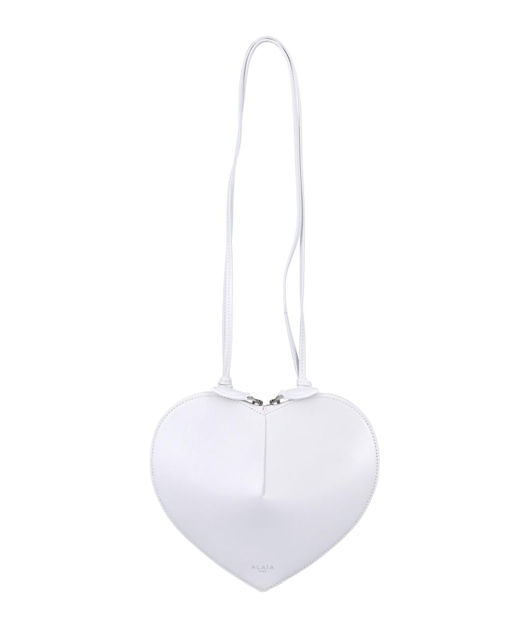 ALAIA Белая кожаная сумка через плечо, фото 1